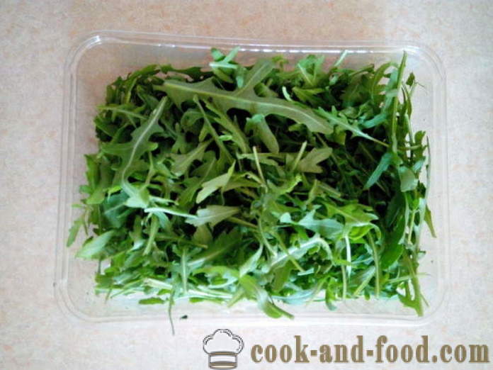Najukusnijih salata sa rukolom i povrća - kako pripremiti salatu od rukolom, korak po korak recept fotografijama
