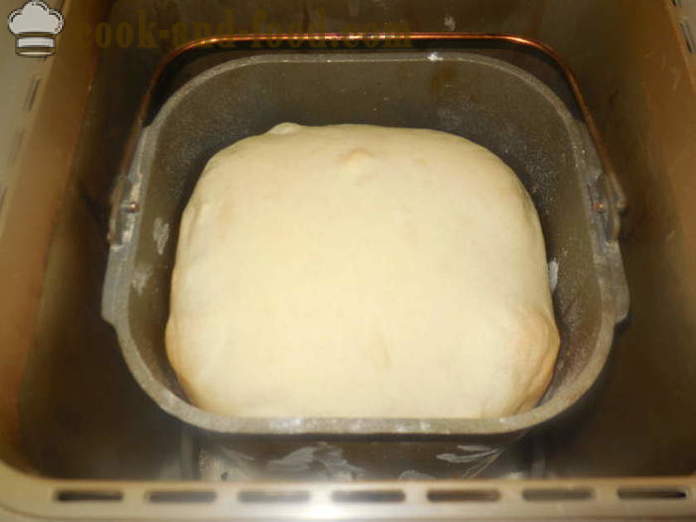 Sir kruh na kruh za kavu serumu - kako ispeći kruh u krušnoj kavu sa kajmakom na serum, korak po korak recept fotografijama