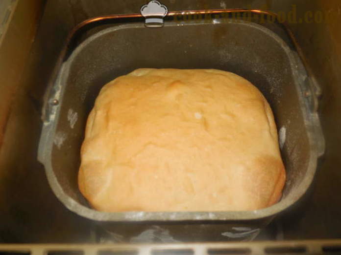 Sir kruh na kruh za kavu serumu - kako ispeći kruh u krušnoj kavu sa kajmakom na serum, korak po korak recept fotografijama