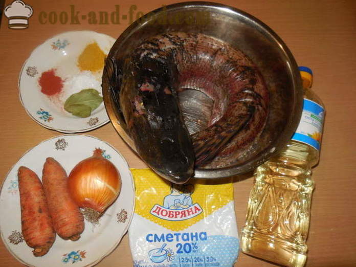 Štuka u vrhnje u multivarka - kako kuhati ukusna štuka u umaku od vrhnja s povrćem, korak po korak recept fotografijama