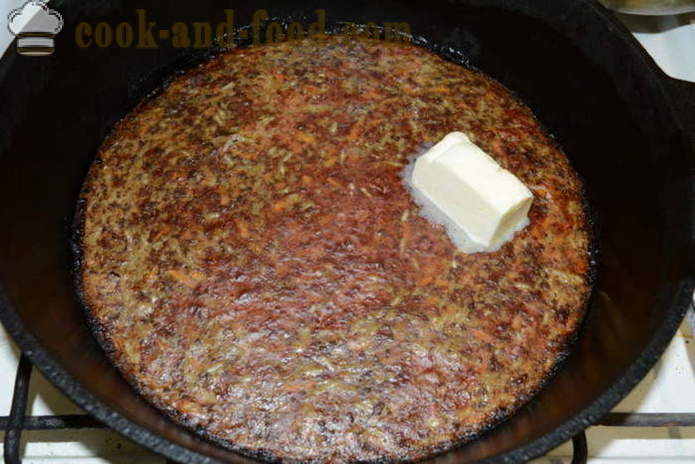 Ukusna lonac jetre s rižom - Kako kuhati lonac jetre u pećnici, s korak po korak recept fotografijama