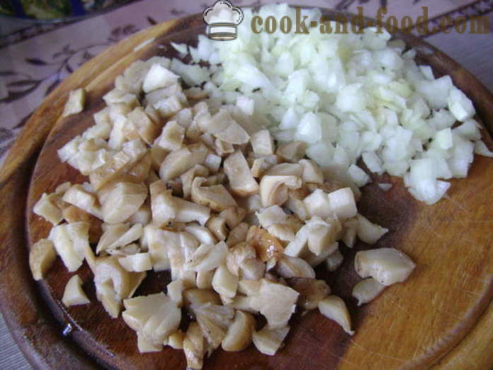 Posna knedle s krumpirom i gljivama - Kako kuhati knedle s krumpirom i gljivama, korak po korak recept fotografijama