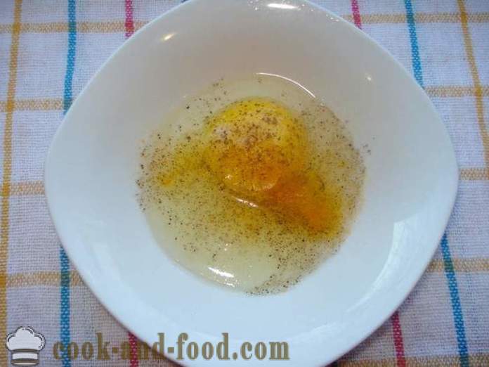 Klasična jaje tijesto za prženje odrezaka ili ribu - kako kuhati tijesto kod kuće, korak po korak recept fotografijama