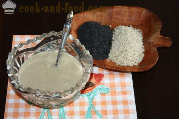 Sezam Zalijepi tahini - kako napraviti tahini paste kod kuće, poshagovіy recept sa slikom