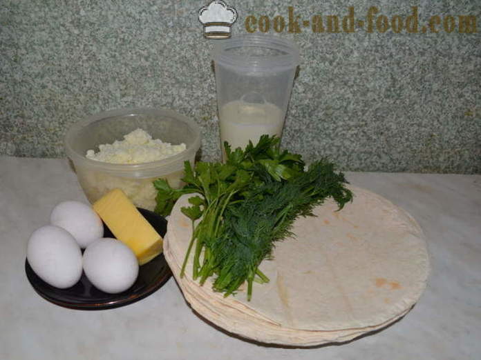 Pita od pita kruh sa sirom u pećnici - kako kuhati pita lepinju sa sirom i začinskim biljem, s korak po korak recept fotografijama