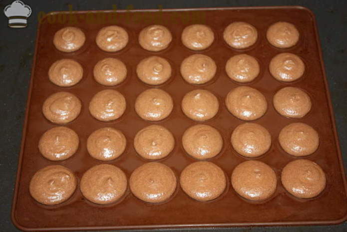Francuski u francuskim merengue makarons - kako napraviti makarons kod kuće, korak po korak recept fotografijama