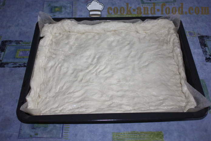 Talijanski tanka pogača kruh s đumbirom punjenje u soli - kako kuhati talijansku tanka pogača kruha kod kuće, korak po korak recept fotografijama
