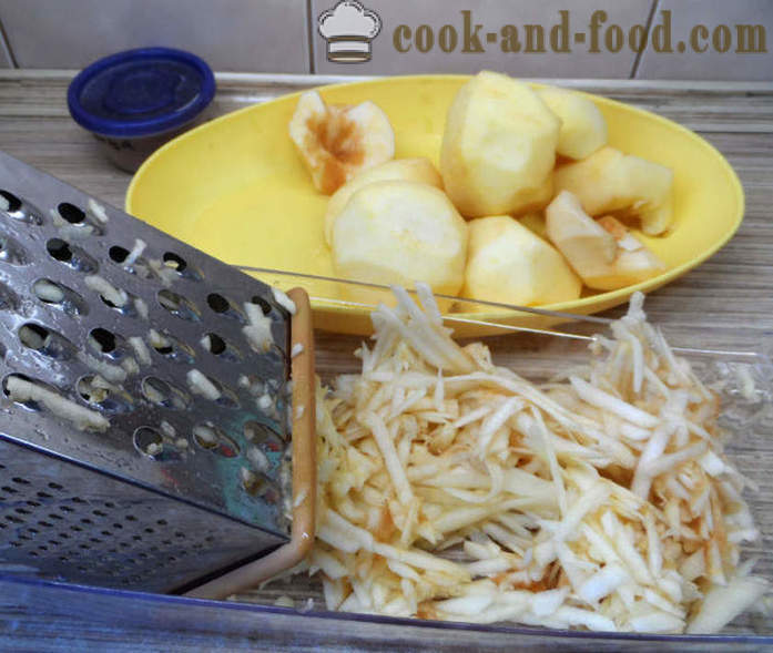 Najlakši pita od jabuka - kako napraviti pitu od jabuka u pećnici, s korak po korak recept fotografijama