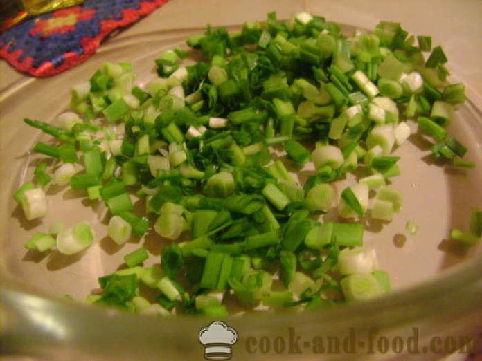 Salata: krastavci, jaja, vlasac i majoneza - kako napraviti krastavac salata s majonezom, korak po korak recept fotografijama