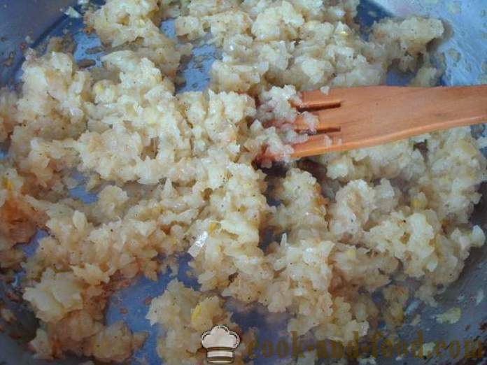 Ukusna luk kavijar - kako kuhati jaja s lukom, korak po korak recept fotografijama