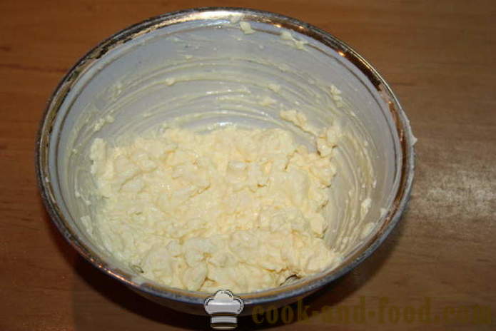 Židovska predjelo rastopljeni sir s češnjakom - kako napraviti židovsku predjelo sa češnjakom, korak po korak recept fotografijama