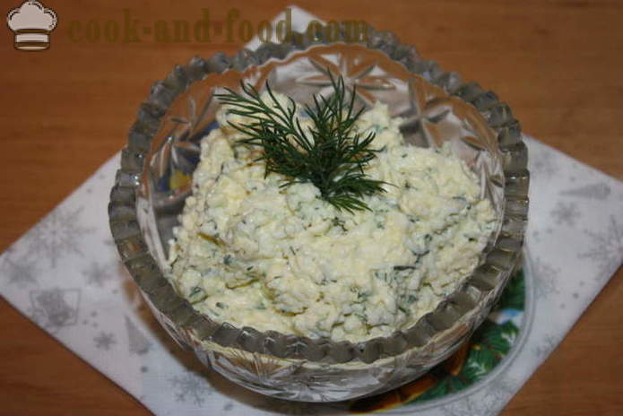 Židovska predjelo rastopljeni sir s češnjakom - kako napraviti židovsku predjelo sa češnjakom, korak po korak recept fotografijama