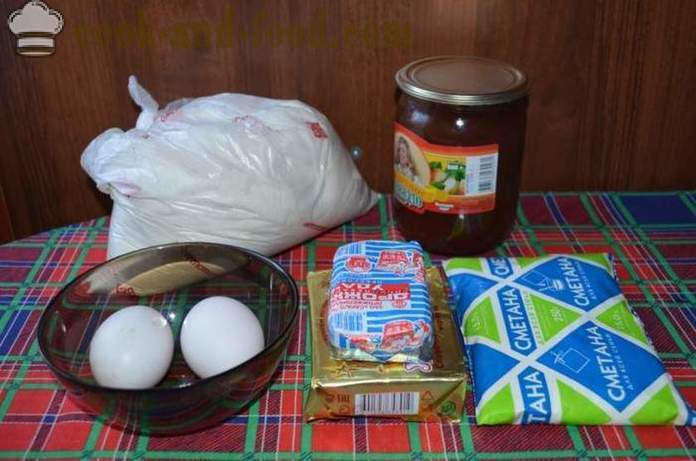 Slatki peciva - kikice s marmeladom, kako napraviti muffine kod kuće, korak po korak recept fotografijama