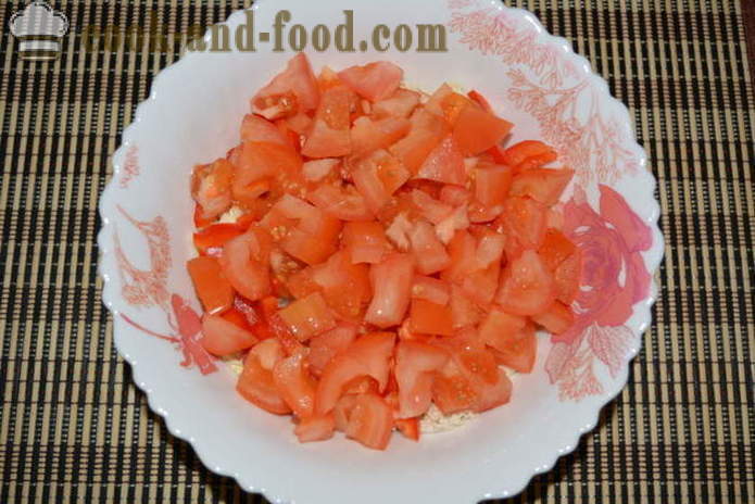 Salata sa kineskim kupusom, rajčice i paprike - kako pripremiti salatu od kineski kupus, korak po korak recept fotografijama