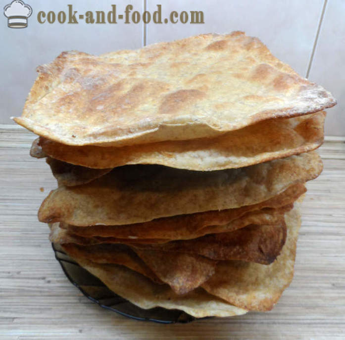 Chapati - indijski kolači - kako napraviti capatija kod kuće, korak po korak recept fotografijama