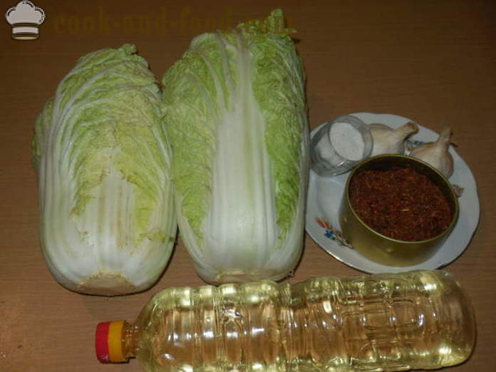 Kineski kupus kimchi na korejskom - kako napraviti kimchi kod kuće, korak po korak recept fotografijama