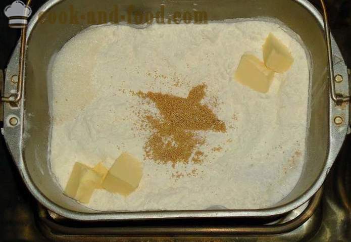 Kvasac peciva sa sjemenkama sezama u pećnici - kako napraviti kolač sa susamom kod kuće, korak po korak recept fotografijama