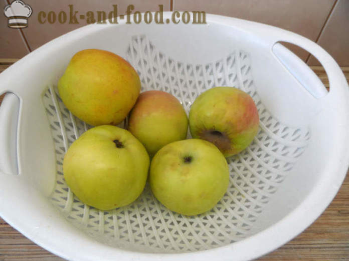 Apple mousse sa želatinom - kako napraviti jabuka kod kuće, korak po korak recept fotografijama