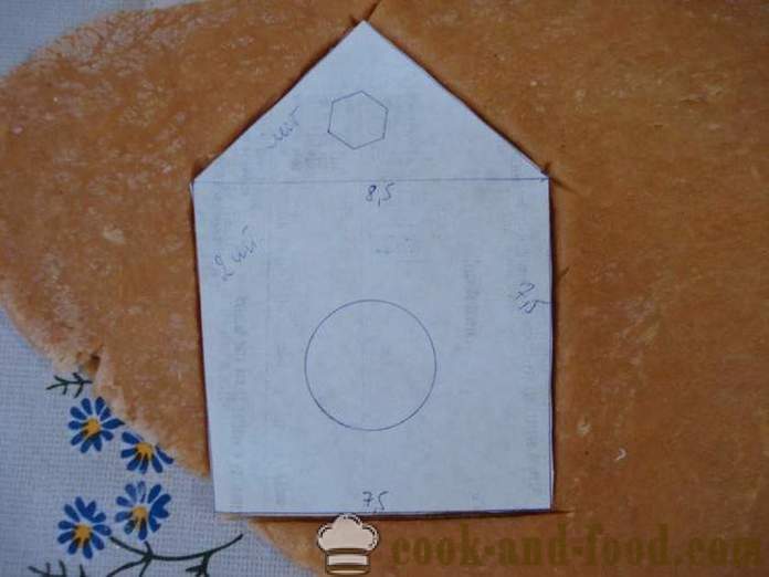 Medenjak kuća medenjak tijesta s rukama - kako napraviti medenjak kuća kod kuće, korak po korak recept fotografijama