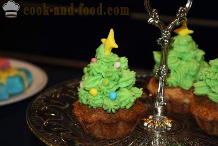 Božićni kolači - kako napraviti i ukrasite kolače za Novu godinu, s korak po korak recept fotografijama