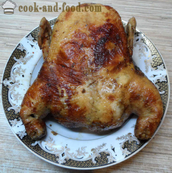Punjena piletina bez kosti u pećnici - Kako kuhati punjena piletina bez kostiju, korak po korak recept fotografijama