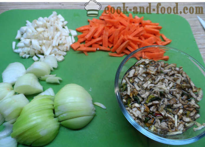 Rižoto s povrćem u multivarka smrznute i sušene - kako kuhati rižoto u multivarka kod kuće, korak po korak recept fotografijama