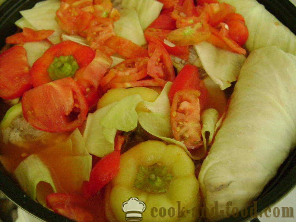 Punjene povrća s rižom i mljevenim mesom - kako se pripremiti za punjeno povrće, s korak po korak recept fotografijama