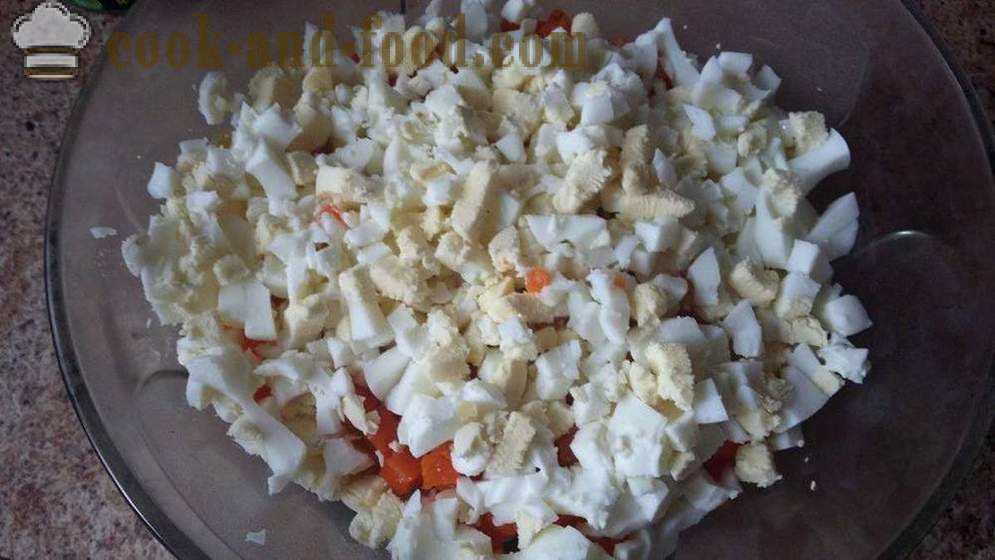 Salata od tune s jajima i krumpirom - kako pripremiti salatu od tune konzervirane, korak po korak recept fotografijama