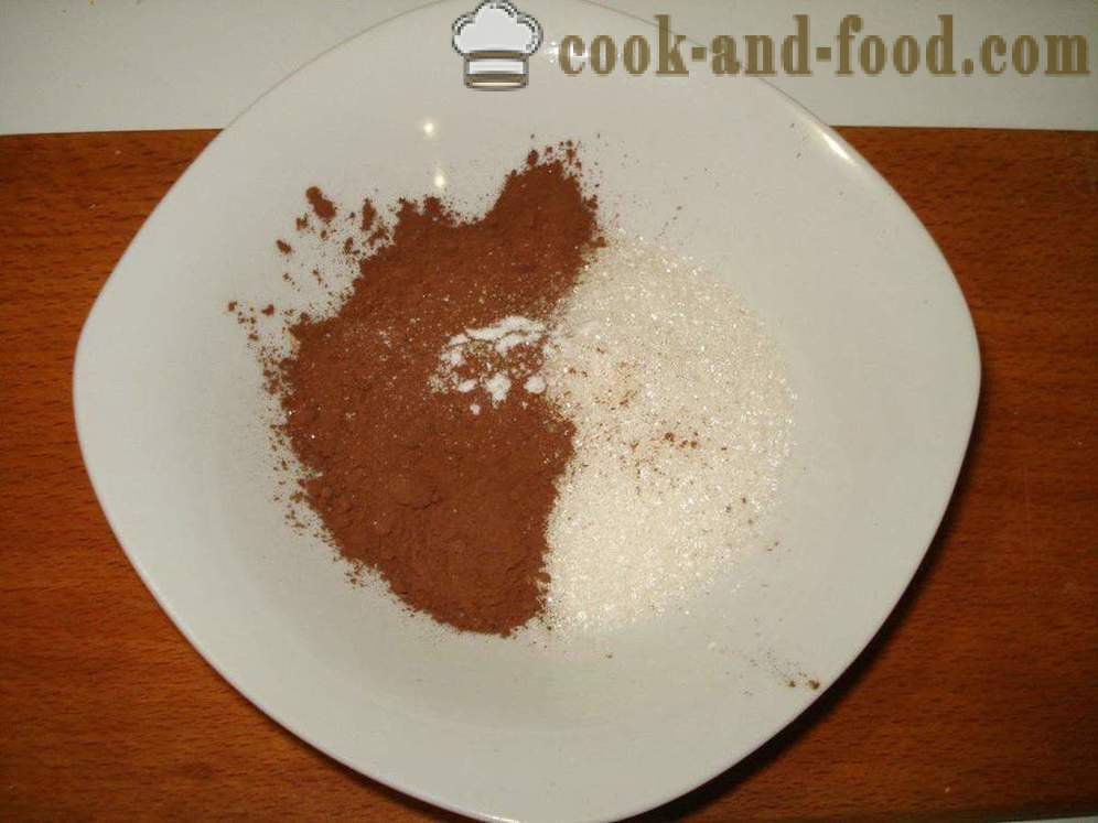 Domaće kakao s mlijekom - kako kuhati kakao prah s mlijekom, korak po korak recept fotografijama
