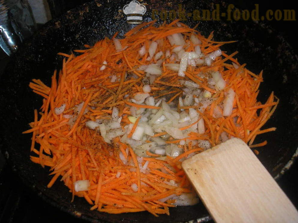 Salata od krumpira štapovima i kobasice - Kako napraviti krumpir salatu, korak po korak recept fotografijama