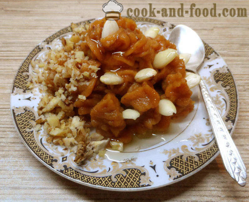 Recept za ukusnu slasticu od bundeve - kako kuhati ukusna desert od bundeve, korak po korak recept fotografijama