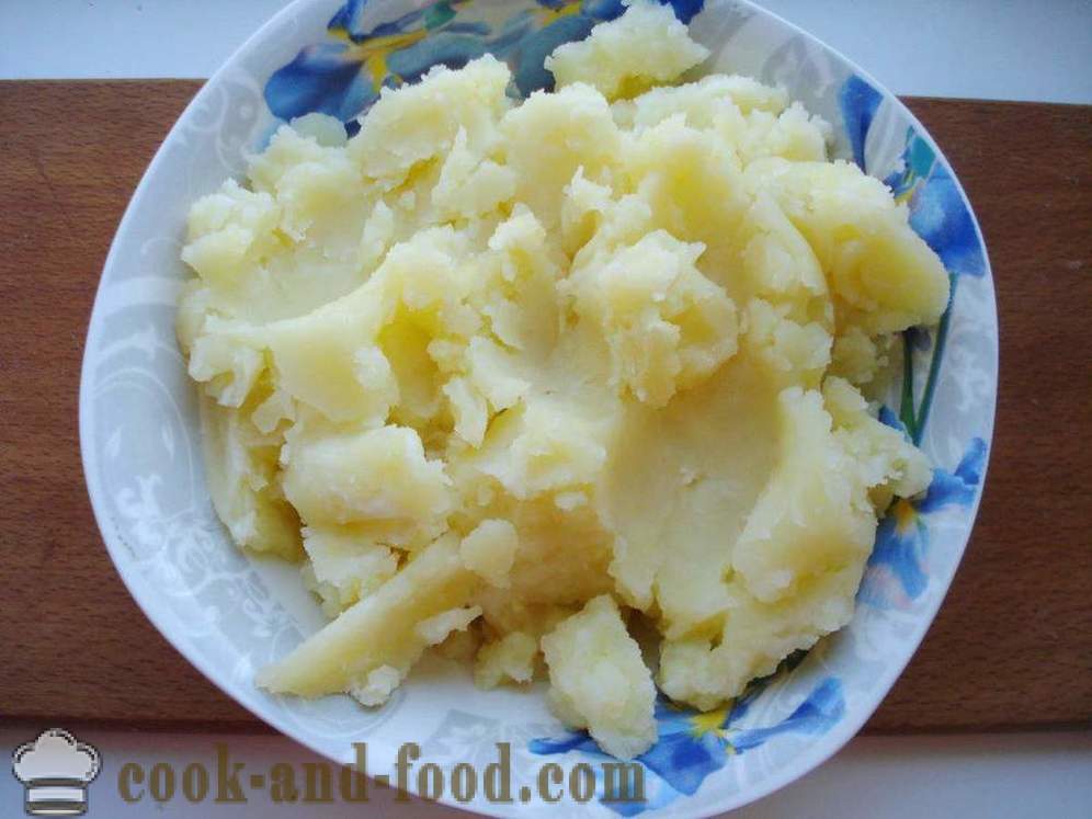 Knedle sa krumpirom i lukom - kako napraviti knedle s krumpirom, korak po korak recept fotografijama