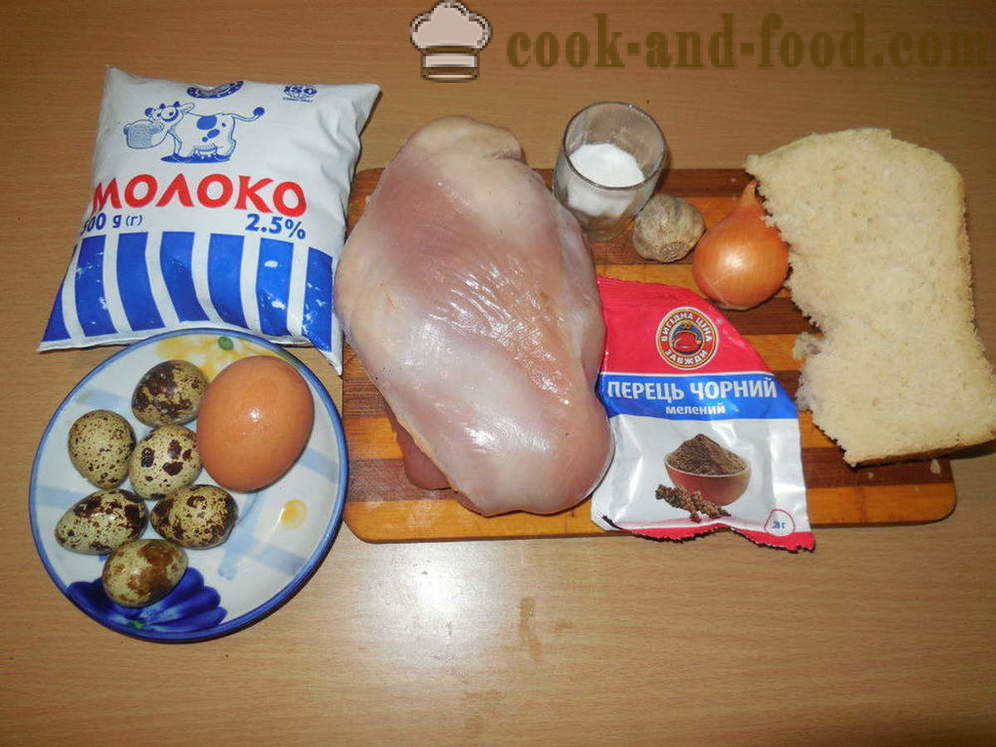 Parna meso u roli s jajima - kako kuhati mesna štruca s jajima za par, s korak po korak recept fotografijama
