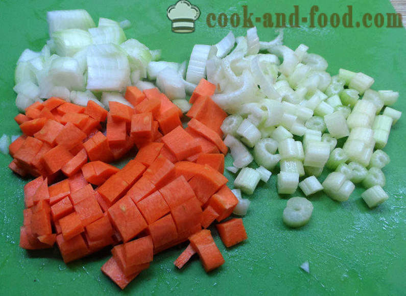 Rajčica i celer juha za mršavljenje - kako se pripremiti celer juha za mršavljenje, korak po korak recept fotografijama
