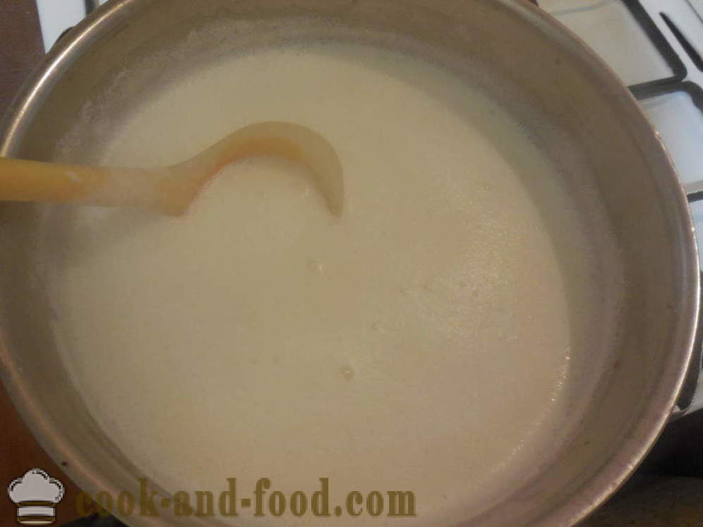 Sago mlijeka kaša - kako kuhati kašu od sago mlijeka, korak po korak recept fotografijama