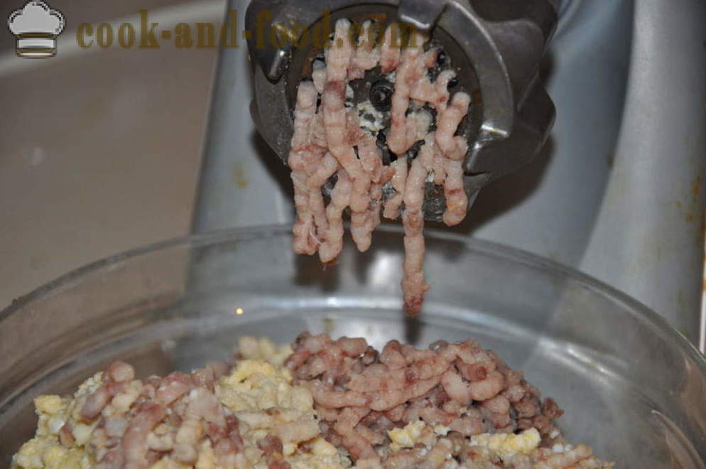 Mljeveno meso od haringe - kako napraviti odbaciti mnoge klasične haringe, korak po korak recept fotografijama