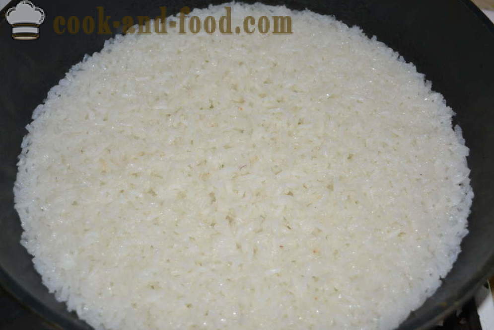 Kako kuhati rižu za ukras mrvi - kako kuhati svjež rižu u tavi, korak po korak recept fotografijama