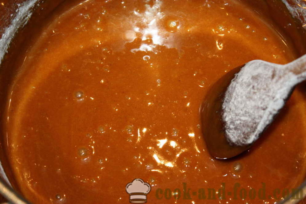 Med choux tijesto za medenjak - tehnologije i metode kuhanja kako napraviti medenjak tijesto, korak po korak recept fotografijama