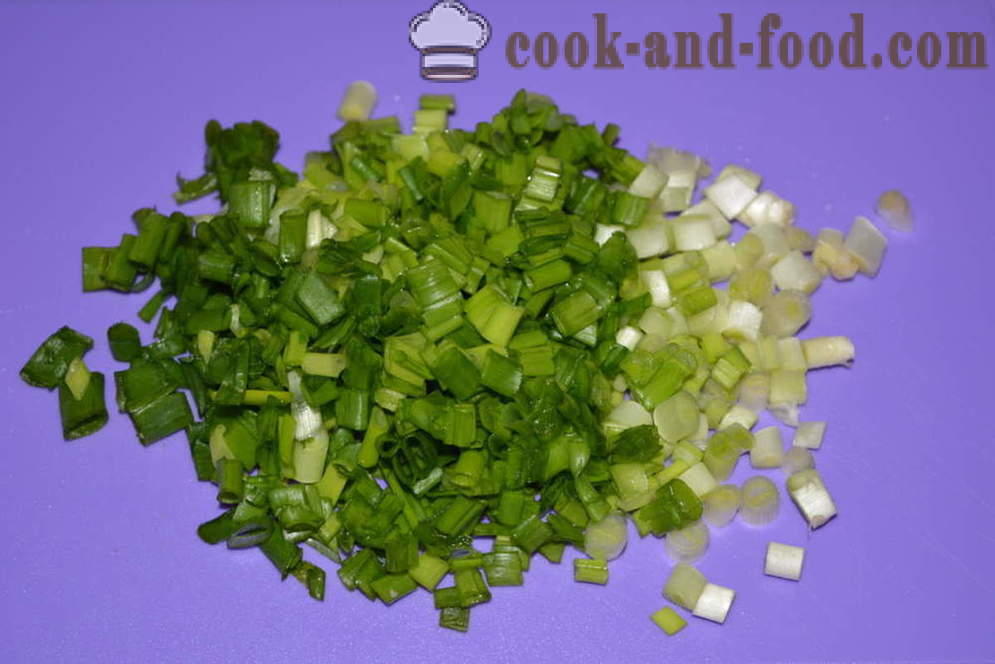 Salata sa crvenim grahom i konzervirano kobasica - kako se pripremiti salatu s grahom i dimljene kobasice, korak po korak recept fotografijama