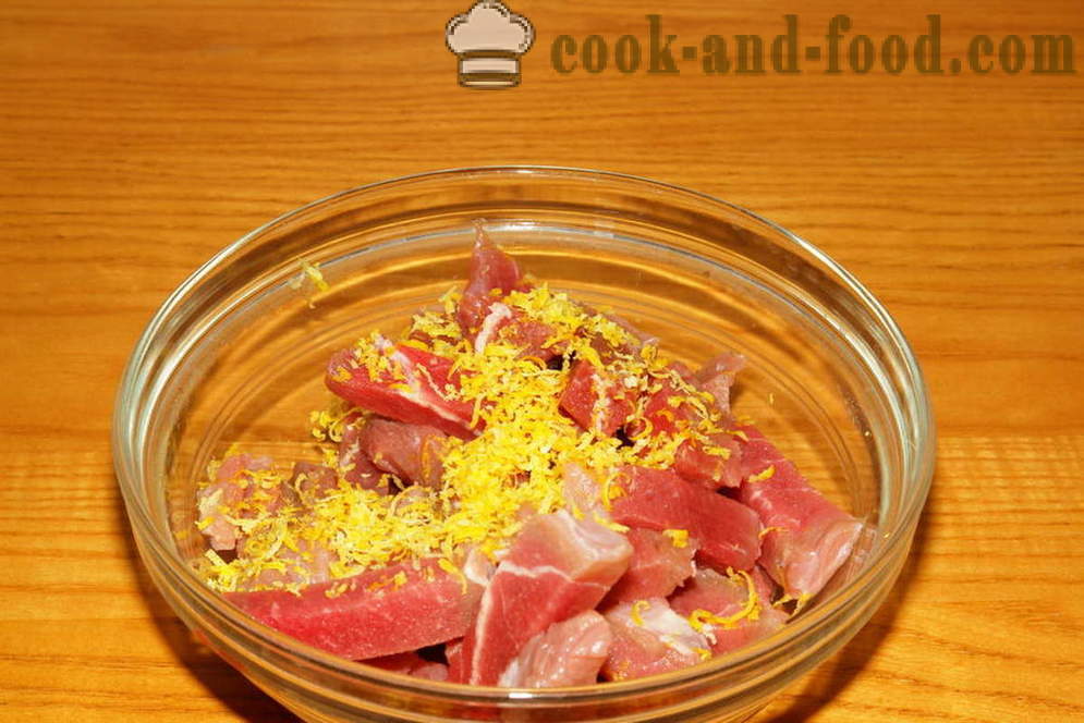 Govedina stroganoff bez kiselog vrhnja i rajčice - kako kuhati ukusna govedina stroganoff sa sos, korak po korak recept fotografijama
