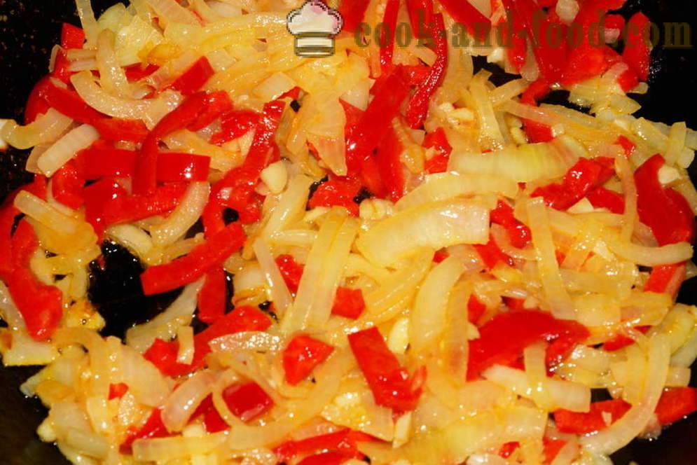 Govedina stroganoff bez kiselog vrhnja i rajčice - kako kuhati ukusna govedina stroganoff sa sos, korak po korak recept fotografijama