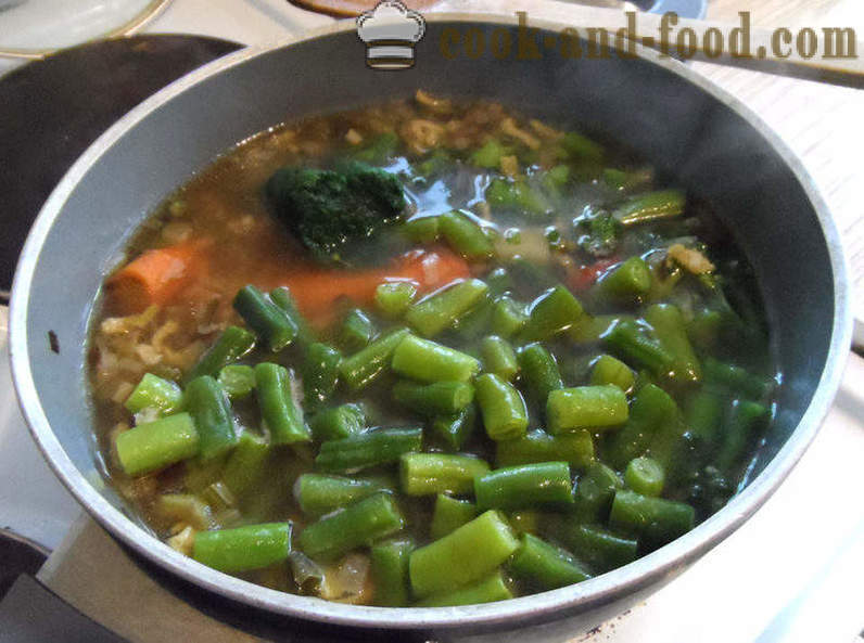 Juha od povrća - kako kuhati juha od zelenog povrća, korak po korak recept fotografijama