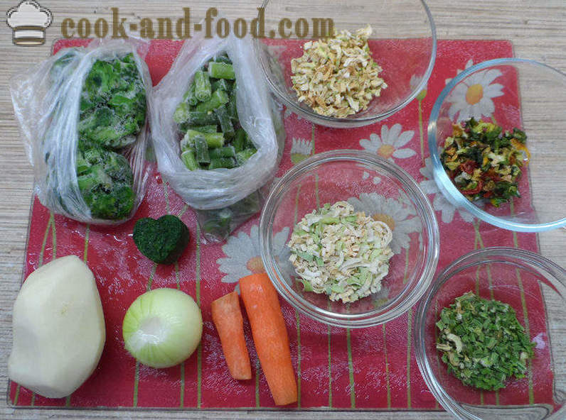 Juha od povrća - kako kuhati juha od zelenog povrća, korak po korak recept fotografijama