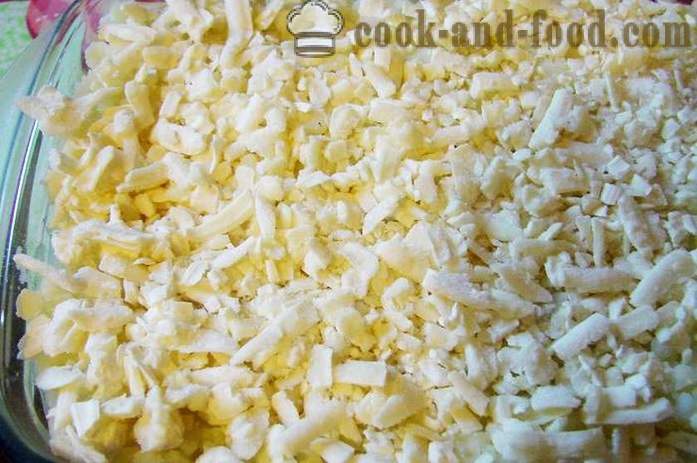 Krumpir gratin s gljivama u pećnici - Kako kuhati krumpir lonac s gljivama, korak po korak recept fotografijama