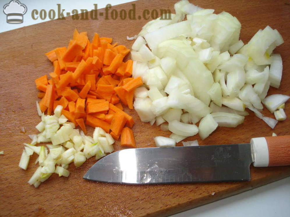 Roll od lavash s povrćem kavijara - kako napraviti pogačicu punjena sa patlidžanom, korak po korak recept fotografijama
