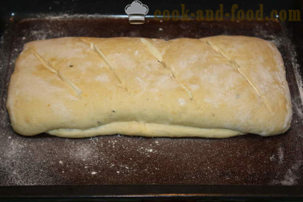 Domaći kruh od bundeve - kako ispeći kruh s bundevom u pećnici, s korak po korak recept fotografijama