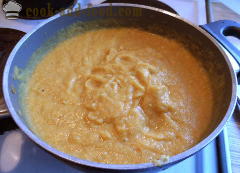 Bundeva i leća juha - kako kuhati juha od smeđe leće, korak po korak recept fotografijama
