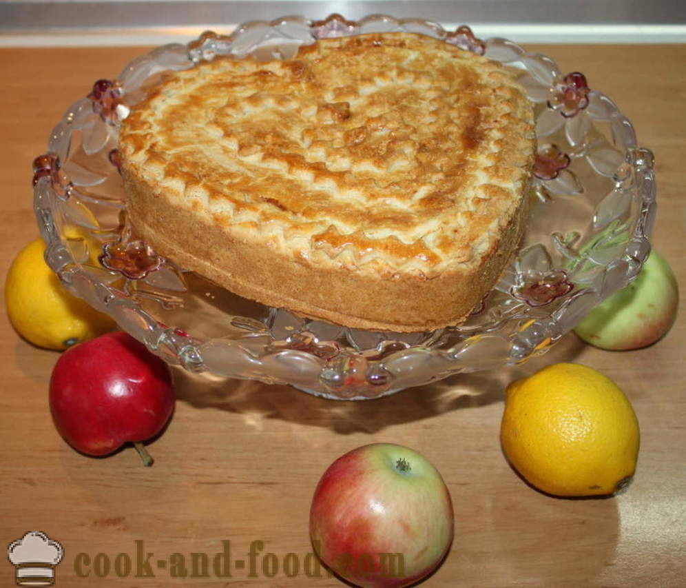 Zatvorena jabuka tijesto pita - kako napraviti pita tijesto, korak po korak recept fotografijama