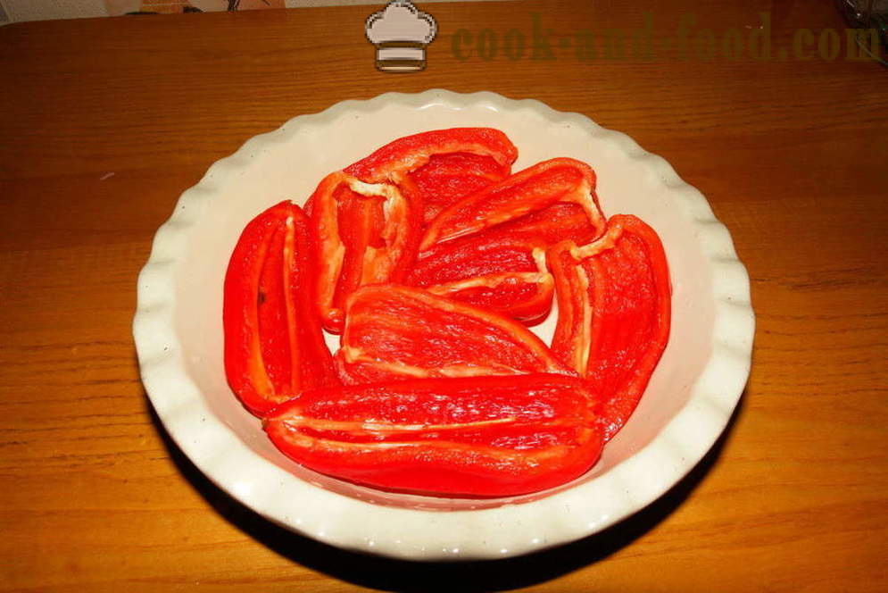 Dijetetski punjene paprike pečene u pećnici - Kako kuhati punjene paprike sa mesom i rižom, uz korak po korak recept fotografijama