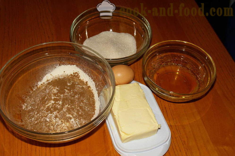 Gingerbread kolačići s cimetom i medom - kako napraviti medenjak dom, korak po korak recept fotografijama